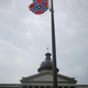 The Confederate flag flies on Statehouse grounds June 22, 2015, in Columbia, S.C., after South Carolina Gov. Nikki Haley announced that she will call for the Confederate flag to be removed.
Joe Raedle/Getty Images